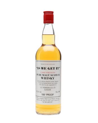 Aberlour Glenlivet As We Get It Independent Bottling