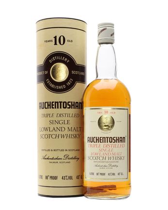 Auchentoshan 10 Year Old Travel Retail Bottled 1980s