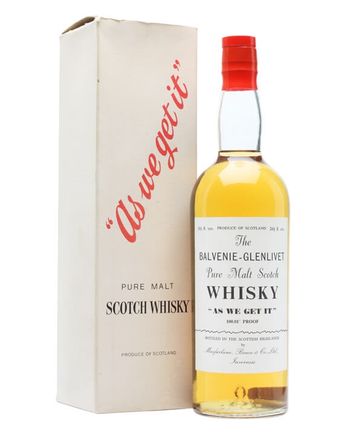 Balvenie-Glenlivet "As We Get It" Bottled 1970's Independent Bottling