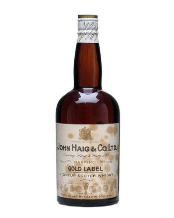 Haig Gold Label George V SpringCap Bottled 1930s