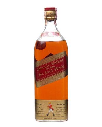 Johnnie Walker Red Label Bottled 1970s Large Bottle