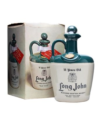 Long John 12 Year Old Ceramic Bottled 1970s