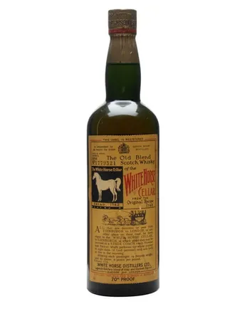 White Horse Bottled 1960s Spring Cap