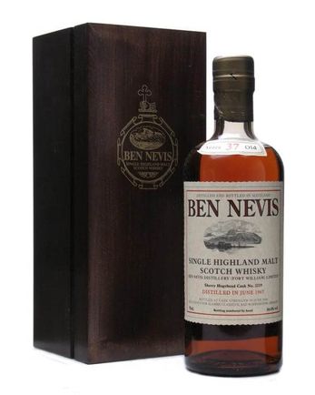 Ben Nevis 1967 37 Year Old Sherry Hogshead #2219
