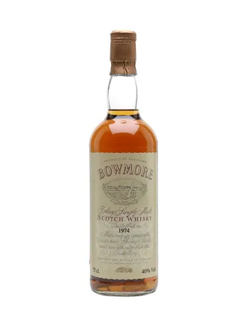 Bowmore 1974 Vintage Label Sherry Casks