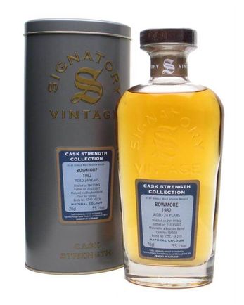 Bowmore 1982 24 Year Old Bourbon Cask Signatory