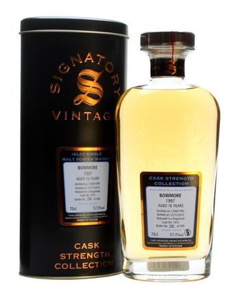 Bowmore 1997 16 Year Old Cask #1913 Signatory Cask Strength Collection