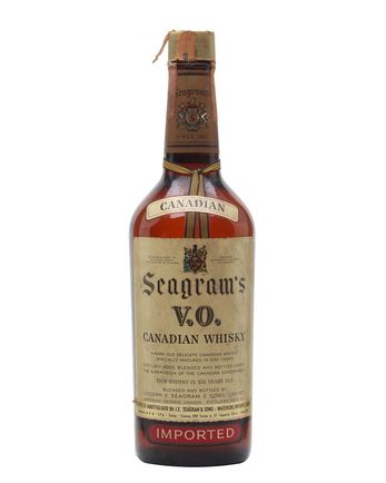 Seagram's VO 6 Year Old Bottled 1960s