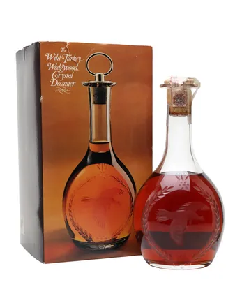 Wild Turkey Wedgwood Crystal Decanter Bottled 1980's
