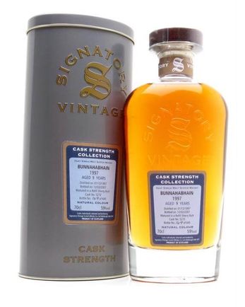 Bunnahabhain 1997 9 Year Old Sherry Butt Signatory Cask Strength Collection