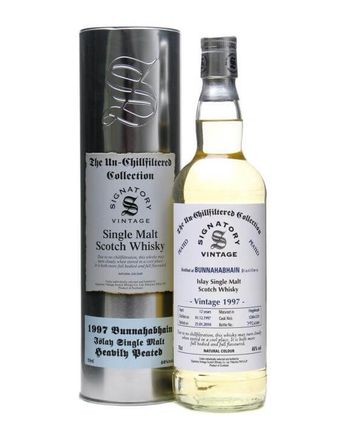 Bunnahabhain 1997 12 Year Old Unchilfiltered Peated Signatory Un-Chillfiltered Collection
