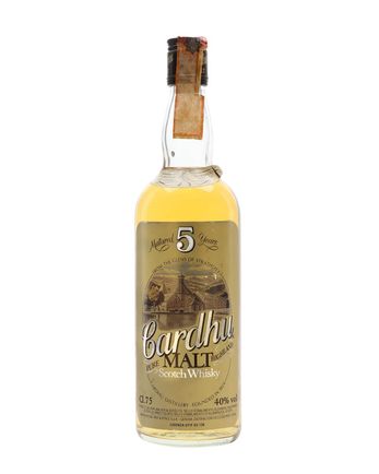 Cardhu 5 Year Old Bottled 1980's