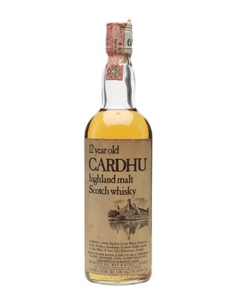 Cardhu 12 Year Old Bottled 1980's