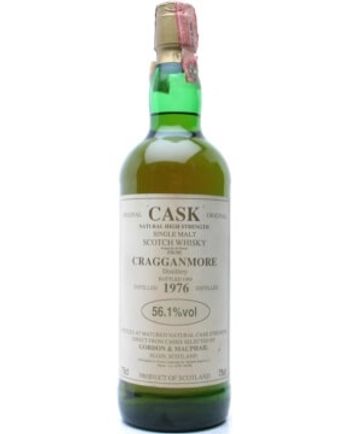 Cragganmore 1976 Cask Strength Bottled 1989 Gordon & Macphail