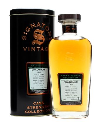 Cragganmore 1985 27 Year Old Cask #1240 Signatory Cask Strength Collection