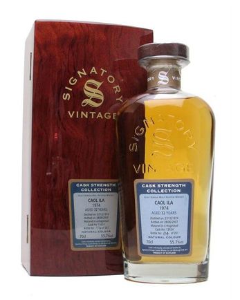 Caol Ila 1974 32 Year Old Signatory Cask Strength Collection