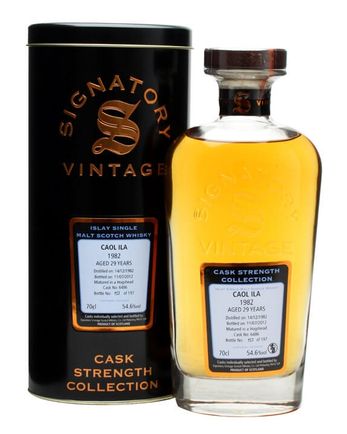 Caol Ila 1982 29 Year Old Cask #6486 Signatory Cask Strength Collection
