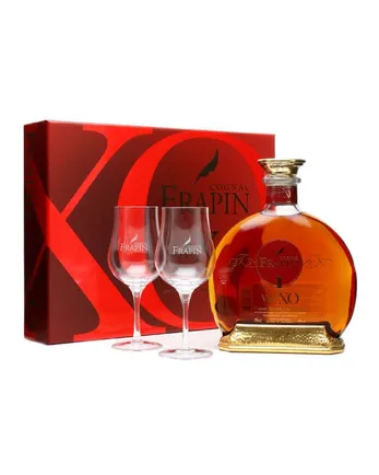 Frapin VIP XO Cognac 2 Glasses Gift Pack
