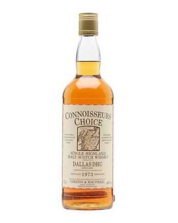 Dallas Dhu 1973 Map Label Gordon & Macphail