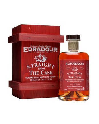 Edradour 2002 10 Year Old Burgundy Finish Straight From The Cask