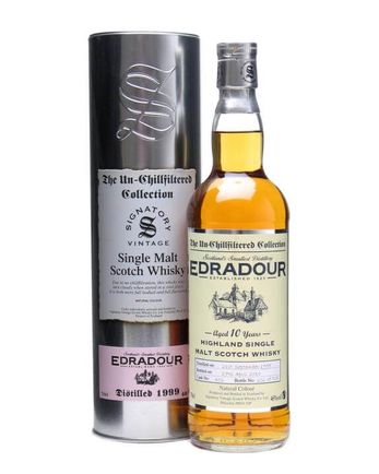 Edradour 1999 10 Year Old Un chillfiltered Signatory