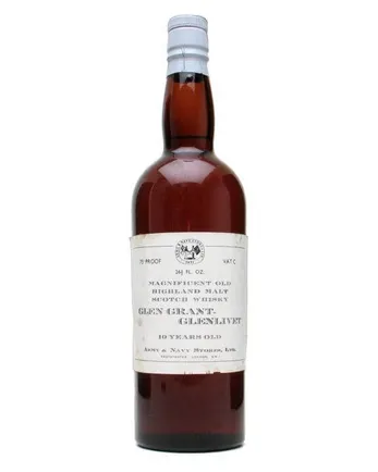Glen Grant Army Navy Stores Bottled 1950's Independent Bottling