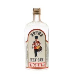Drums London Dry Gin / Bottled 1970s / Ingham