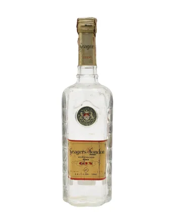 Seager's London Dry Gin Bottled 1970s