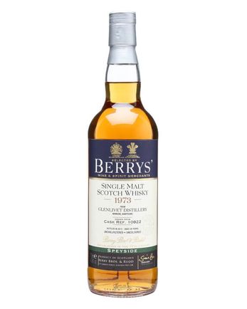 Glenlivet 1973 Bottled 2012 Cask #10822 Berry Bros & Rudd