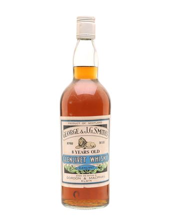 Glenlivet 8 Year Old Smith's Label Bottled 1960s Gordon & Macphail