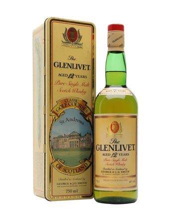 Glenlivet 12 Year Old St. Andrews Tin