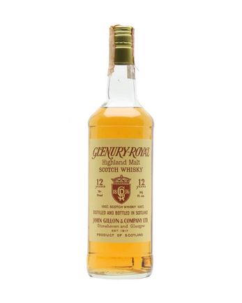 Glenury Royal 12 Year Old John Gillon Bottled 1980s