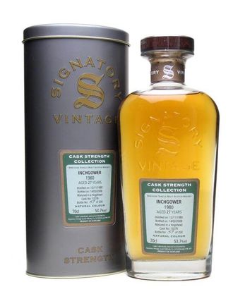 Inchgower 1980 27 Year Old Signatory Cask Strength Collection
