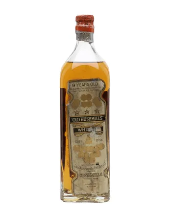 Old Bushmills 9 Year Old Bottled 1960s