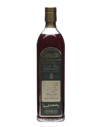 Bushmills 1984 Bottled 1996 Distiller's Reserve Sherry Cask