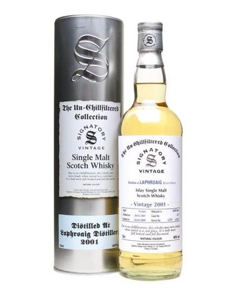 Laphroaig 2001 8 Year Old Signatory Un-Chillfiltered Collection