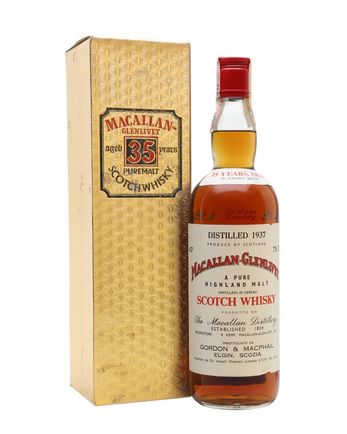 Macallan Glenlivet 1937 35 Year Old Sherry Cask Gordon & Macphail
