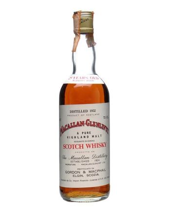 Macallan 1952 25 Year Old Gordon & Macphail