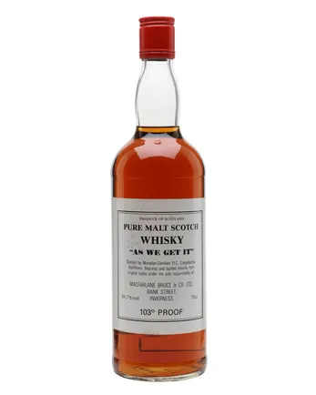 Macallan 'As We Get it' Independent Bottling