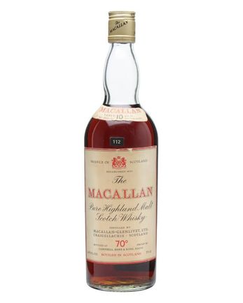 Macallan 10 Year Old Bottled 1960s Campbell Hope King