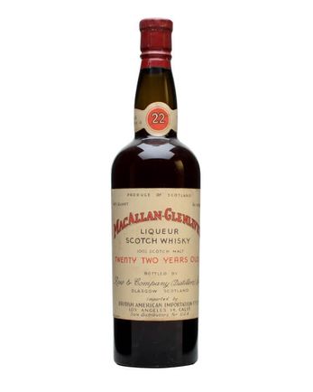 Macallan 22 Year Old 1930s