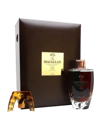 Macallan 55 Year Old Lalique Crystal Decanter