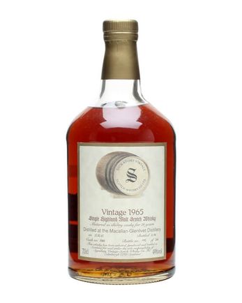 Macallan Glenlivet 1965 29 Year Old Sherry Cask Signatory cask #1060