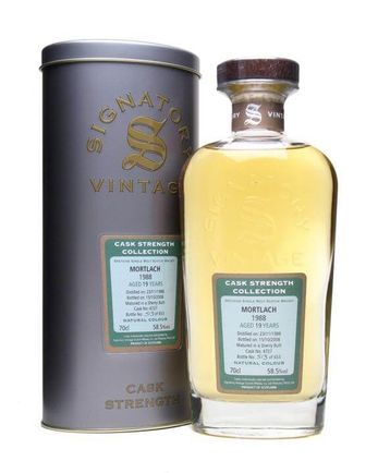 Mortlach 1988 19 Year Old Signatory Cask Strength Collection