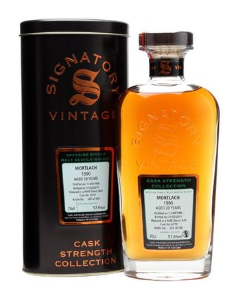 Mortlach 1990 20 Year Old Cask #6070 Signatory Cask Strength Collection
