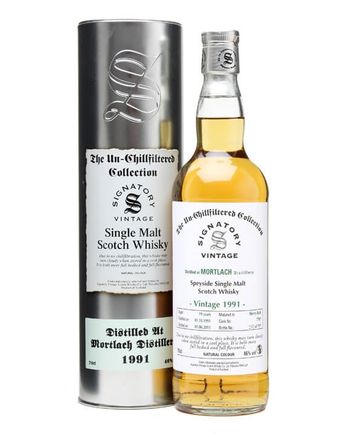Mortlach 1991 19 Year Old Un Chillfiltered Signatory Un-Chillfiltered Collection