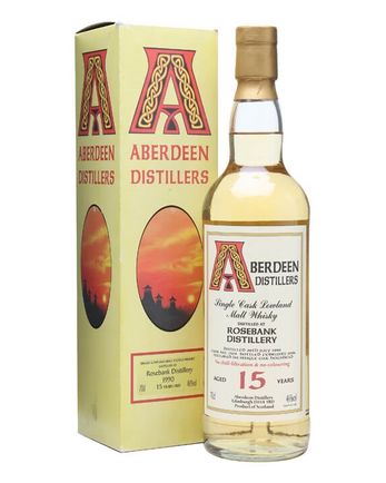 Rosebank 1990 15 Year Old Aberdeen Distillers