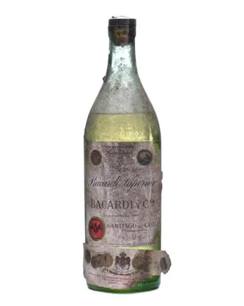 Bacardi Superior Cuban Rum Bottled 1910s