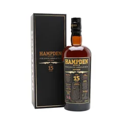 Hampden Estate 15 Year Old Rum Single Traditional Pot Still Rum