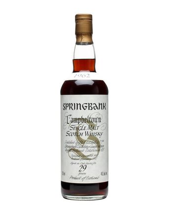 Springbank 1962 29 Year Old Sherry Cask